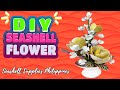 How to make flowers shell/DIY idea/craft/Art/recycle/handmade/Seashell flowers/Seashell crafts