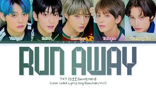 Txt 투모로우바이투게더 - 9와 4분의 3 승강장에서 너를 기다려 Run Away Color Coded Engromhan가사