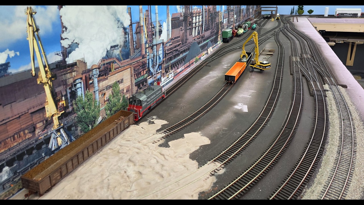 K&W HO Scale Model RR, Construction Update #67 -  More testing than work done on the steel mill