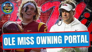 Ole Miss Owning Transfer Portal - Jaxson Dart Reaction Late Kick Cut