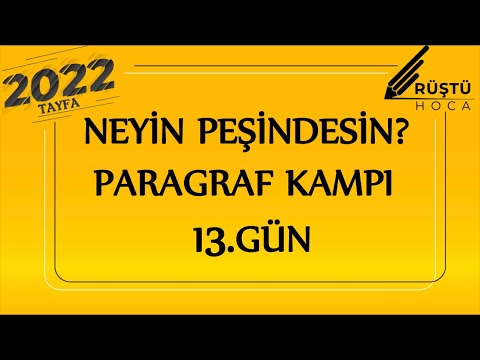 Video: Et paragrafı nedir?