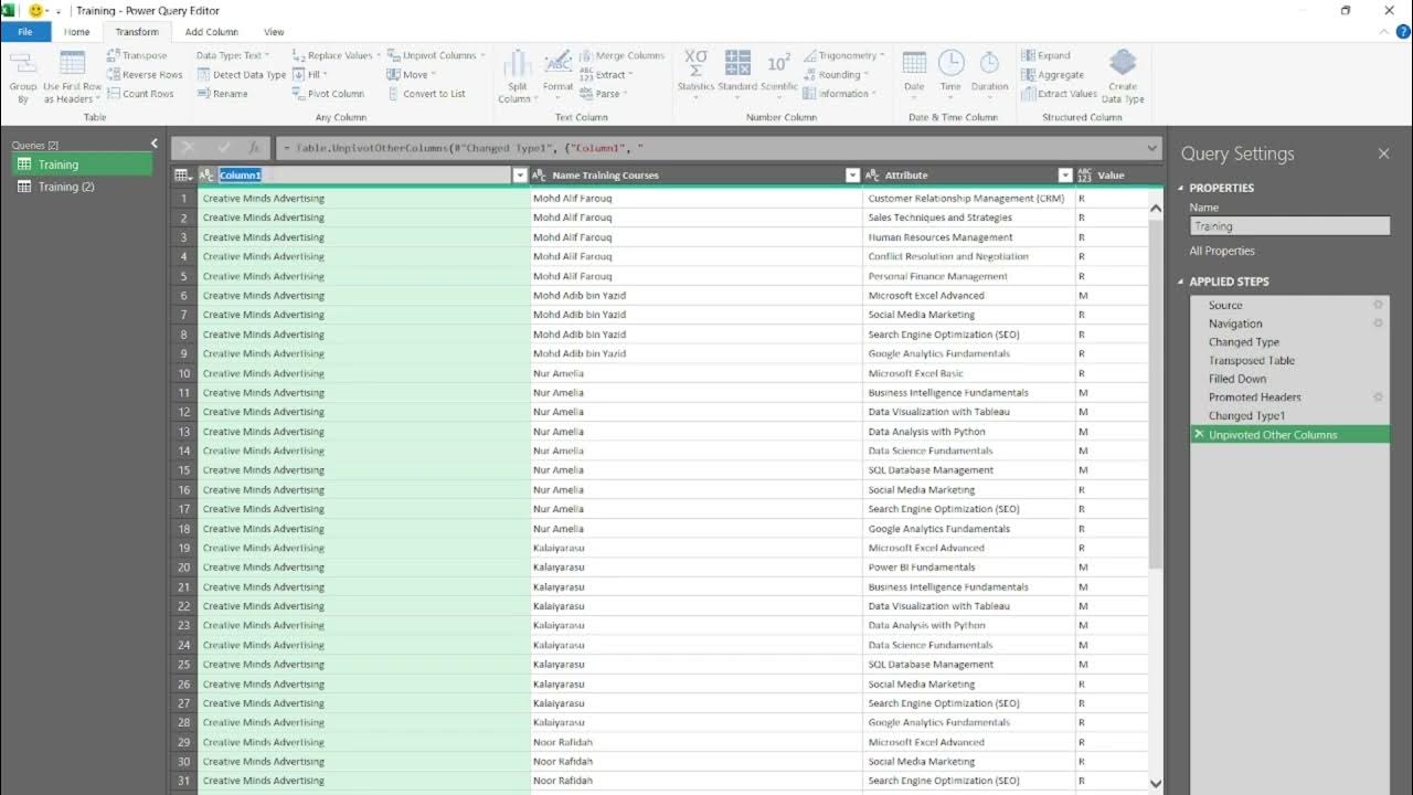 Power Query : Data Integration and Transformation - YouTube