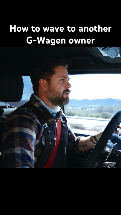 G-Wagen owners do it differently