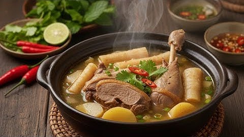 🌿Món Canh vịt Nấu Cây Chuối Non