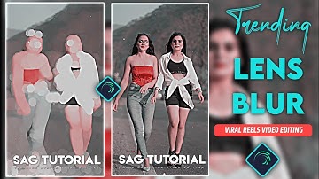 Alight Motion Lens Blur Transition Effect | Lens Blur Video Editing In Alight Motion Tutorial 🥀