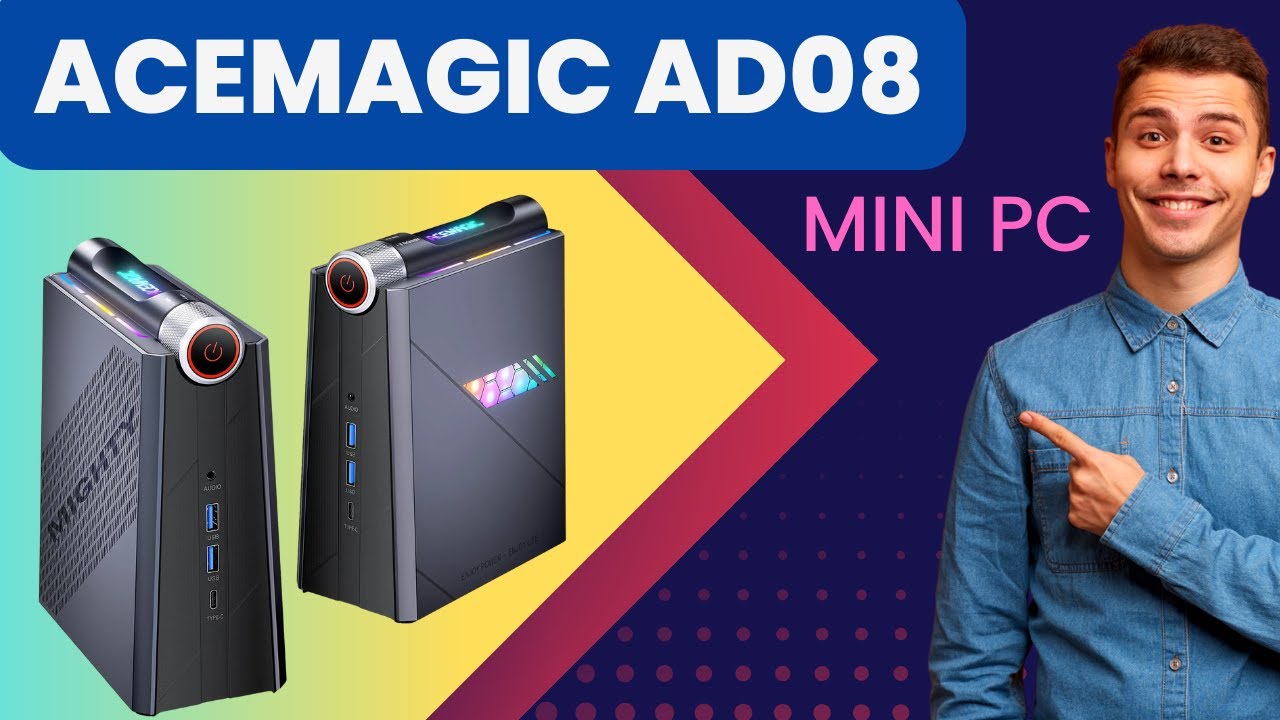 ACEMAGIC ミニPC AD08 ゲーミング ACEMAGIC AD08 Intel Core i9-11900H Mini PC review - party on the