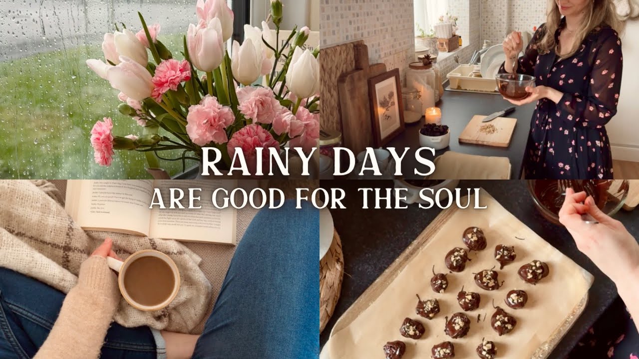 Calm Daily Life in the Rainy English Countryside, Making Healthy Treat Slow Living Silent Vlog