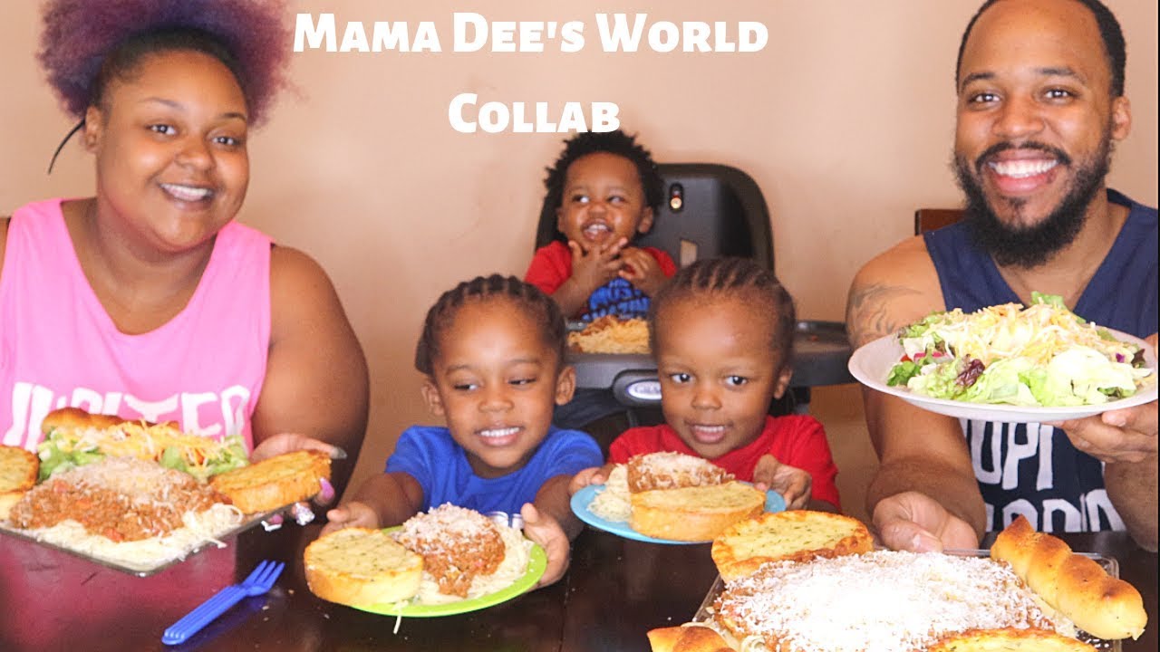 BOLOGNESE (Spaghetti)  MUKBANG + Mama Dee's World Collaboration