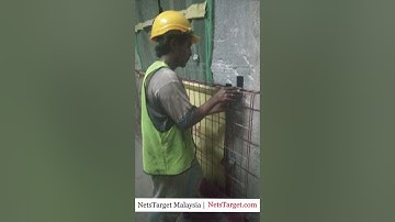 Steel Mesh Barrier for Lift Shaft + Opening Installation by NetsTarget Malaysia