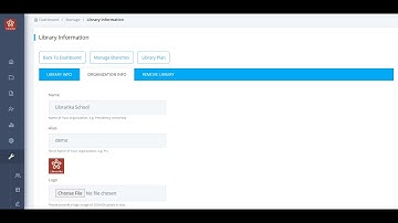 Librarika ILS - How to upload logo for your library?