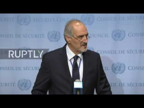 USA: Ja'afari repeats allegations of foreign involvement in chemical weapon deliveries