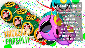 Agar.io - ROAD TO LEVEL 100 TROLLING!! EPIC MOMENTS