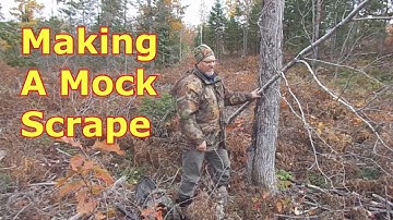 Attract More Deer! - Making A Mock Scrape