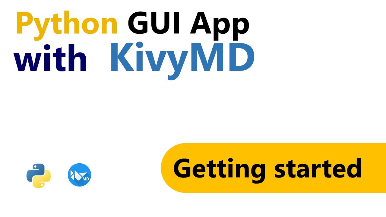 Getting started with Python GUI App using KivyMD - YouTube