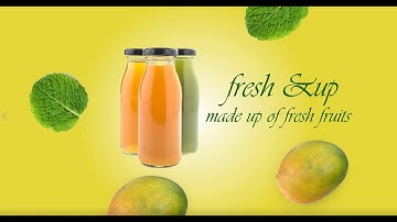 Motion Graphics I Juice Product Advertisement tutorial I After Effects
