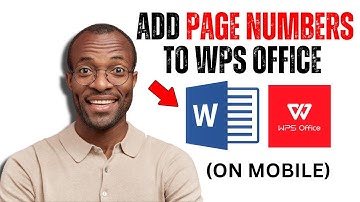 How To Number Pages Automatically In WPS Office Mobile App (Step By Step Guide)