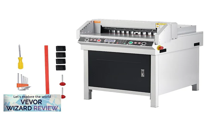 VEVOR Electric Paper Cutter Heavy Duty Paper Cutter 18" /457.2mm Cutting Width Review