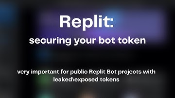 Replit: securing your bot token