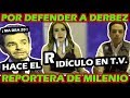 TURBOCHINGADAZO RECIBE LA PERIODISTA DE MILENIO POR DE FENDER A EUGENIO DERBEZ