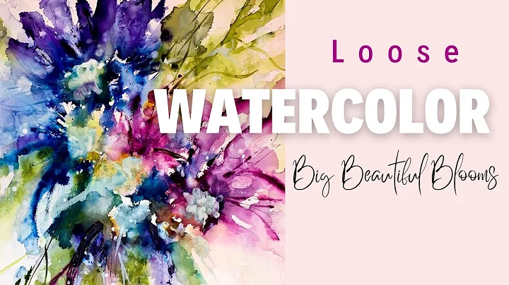 Lets have fun painting loose watercolor flowers!!