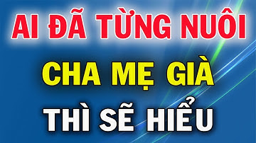 Ai Đã Từng Nuôi Cha Mẹ Già Thì Sẽ Hiểu
