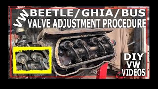 How To Adjust Valves on a VW Beetle and Super Beetle - Distributor Tips - VW Bus - VW Ghia - Type 3