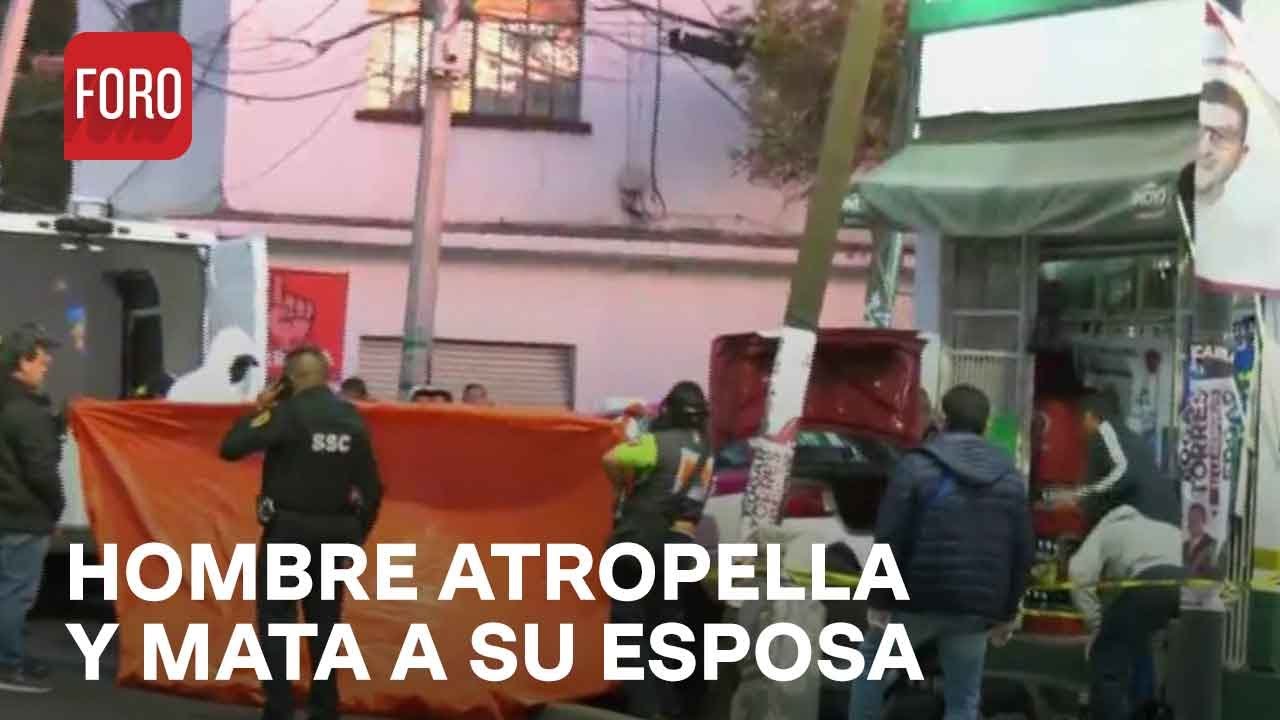 Adulto mayor atropella a su esposa y la mata - Las Noticias - YouTube