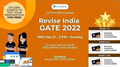 REVISE INDIA | GATE 2022 | FREE MOCK TEST