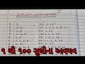૧ થી ૧૦૦ સુધીના અવયવ||1 thi 100 sudhina avayav||