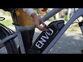 Envo electric bike battery easy removal