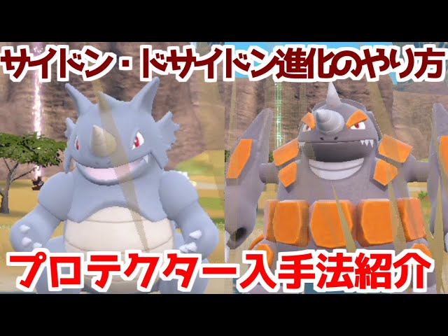 ポケモンSV 藍の円盤】プロテクター サイホーン サイドン ドサイドン
