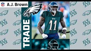 AJ Brown WR EAGLES trade hype | HIGHLIGHTS | Philly SUPERBOWL BOUND!? (dreams and nightmares)
