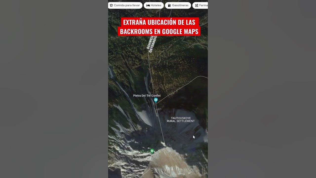 ENCONTRARON LOS BACKROOMS en GOOGLE MAPS