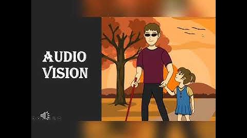 Audio vision for visually impaired people based on image processing using deep learning
