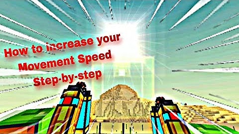 How To Move As Fast As Possible In Pixel Gun 3D