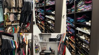 DIY en el closet por menos de $10.00 por fin organizó mi closed🥰closet en un día