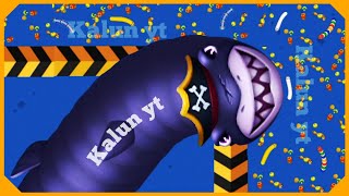 🐍WORMSZONE.IO | Giant Slither Snake Top 01 🏆 | Epic Worms Zone Biggest Snake Gameplay! | Kalun yt screenshot 1