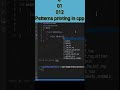 🌏🌏💯🌏💯🌏💯🌐🌏💯🌏🌏💯Pattern print in cpp,💯🌍. Subscribe my channel for learning