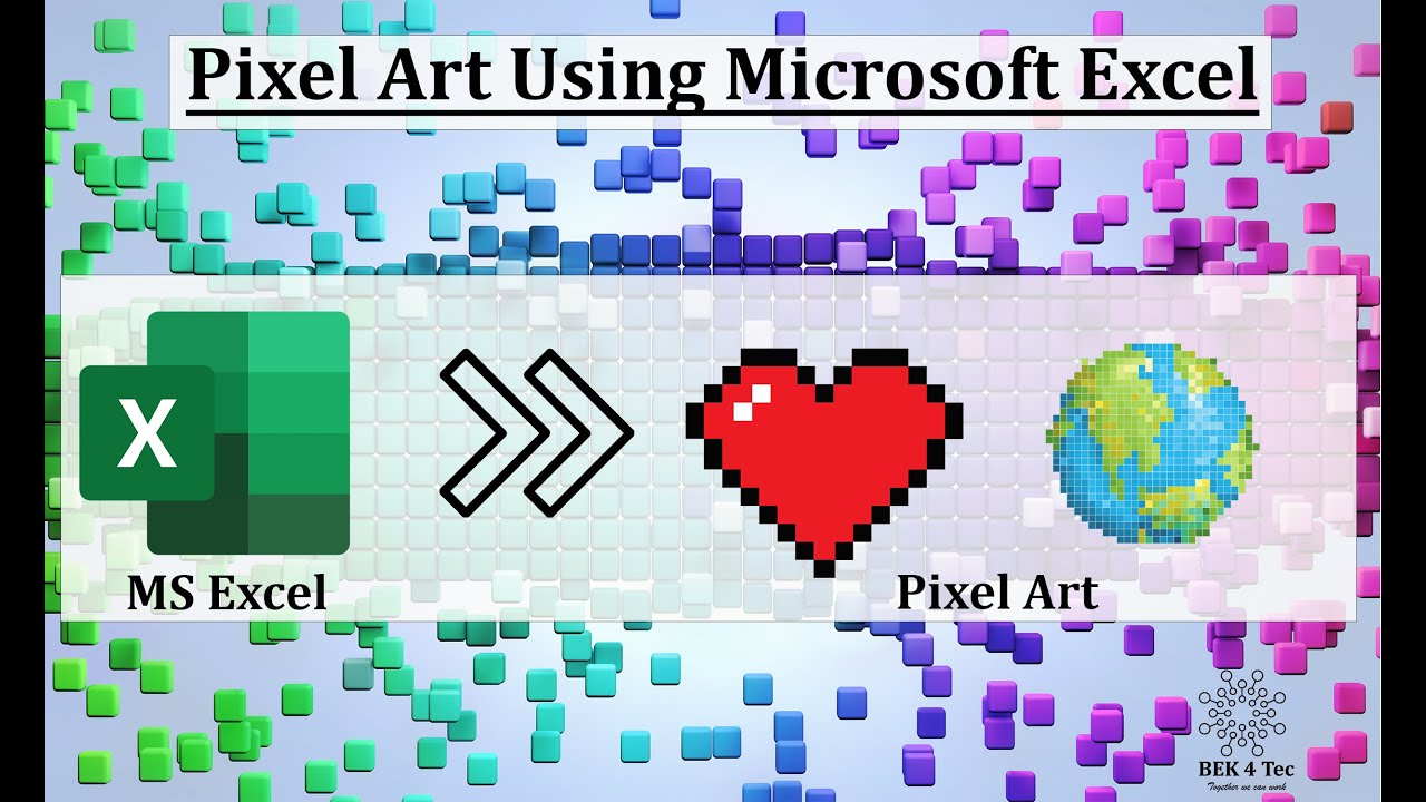 Can we draw Pixel Art using Microsoft Excel? - YouTube