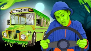 Wheels on the Bus | Zombie Bus Song | Yummy Kids Songs