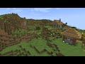 op minecraft seed village+massave cave at spawn