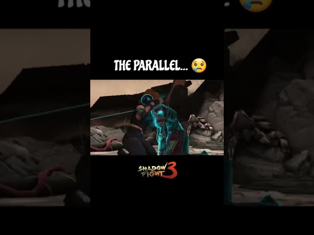 Shadow Fight 2 and Shadow Fight 3's Ending - The Parallel... 😢 | #shorts class=