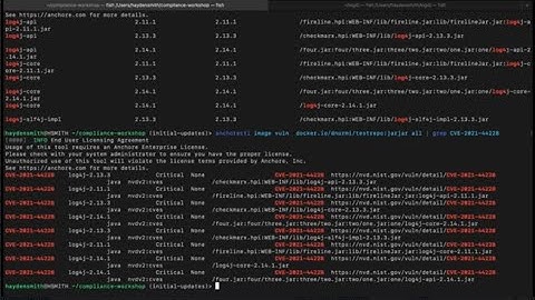 How to Identify the Log4j Vulnerability Using Anchore Enterprise with Anchore CTL