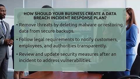 How Should Your Business Create A Data Breach Incident Response Plan? - Get Rid Of Guide