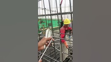 Process of tying steel cage wire- Good tools and machinery make work easy