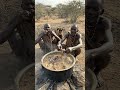 Hadzabe Cooking Food on Fire #Hadzabe #WildFood #TribalLife #shorts