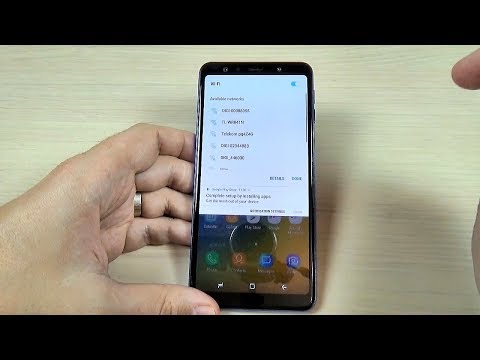 How to Connect Samsung Galaxy A7 & A9 (2018) to Wi-Fi