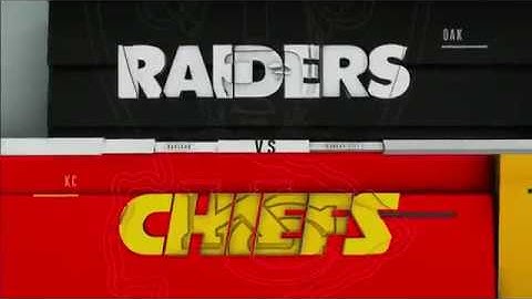 NFL on CBS intro 2017 OAK@KC