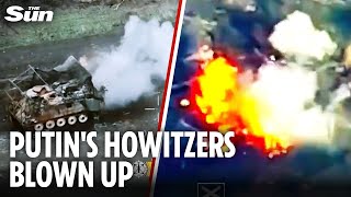 Ukraine Forces Destroy Battery Of Russian Howitzers On Frontline In Occupied Donetsk