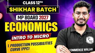 Introduction to Microeconomics 🔥 | PPC Explained | Class 12 MP Board| Shikhar Batch 🚀